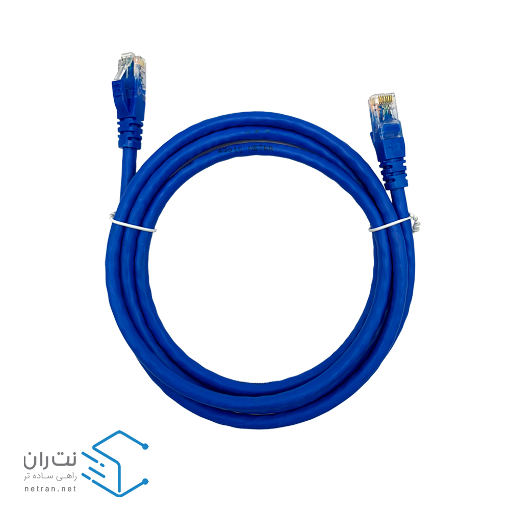 قیمت و خرید پچ کورد لگراند Cat6 UTP با روکش PVC رنگ آبی 2 متری | نت ران